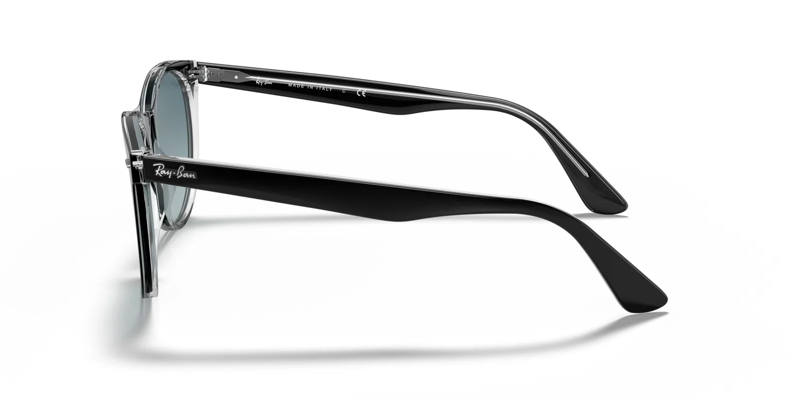 Ray-Ban Wayfarer Ii 2185 Sunglasses - Havana On Trasparent Light Bro - view 80